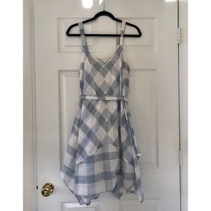 Blue Plaid Dress by Esley (M)